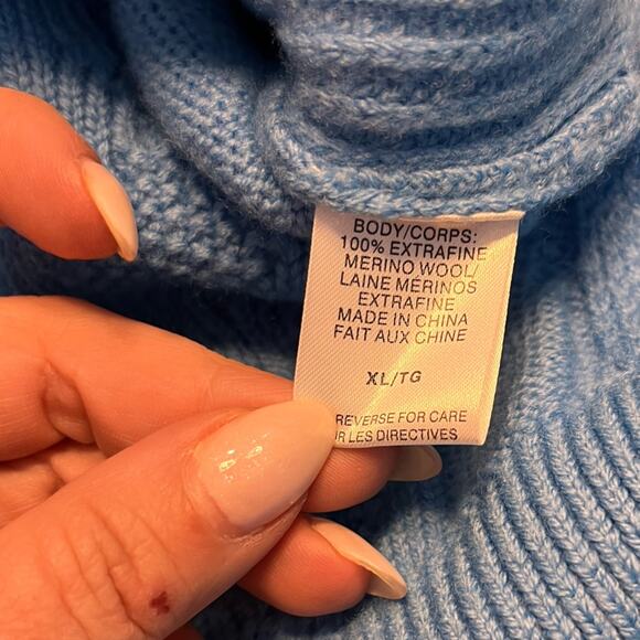 CAMI NYC Davney Merino Wool Cable Sweater NWT XL - Picture 9 of 12